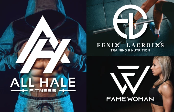 I will do modern fitness,gym, warrior, sports and monogram 3d logo
