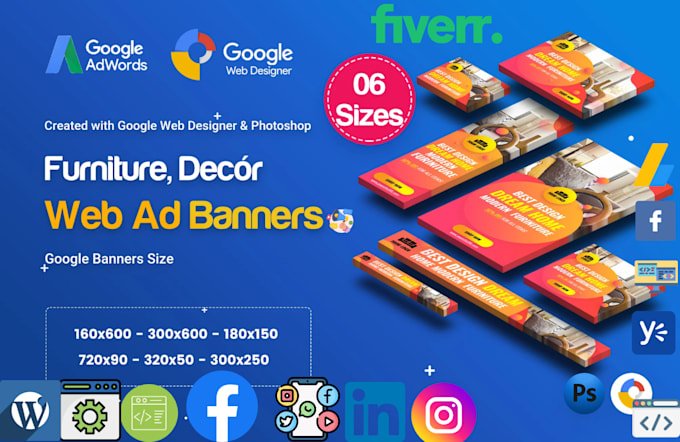 Facebook display ads, banners flyer design