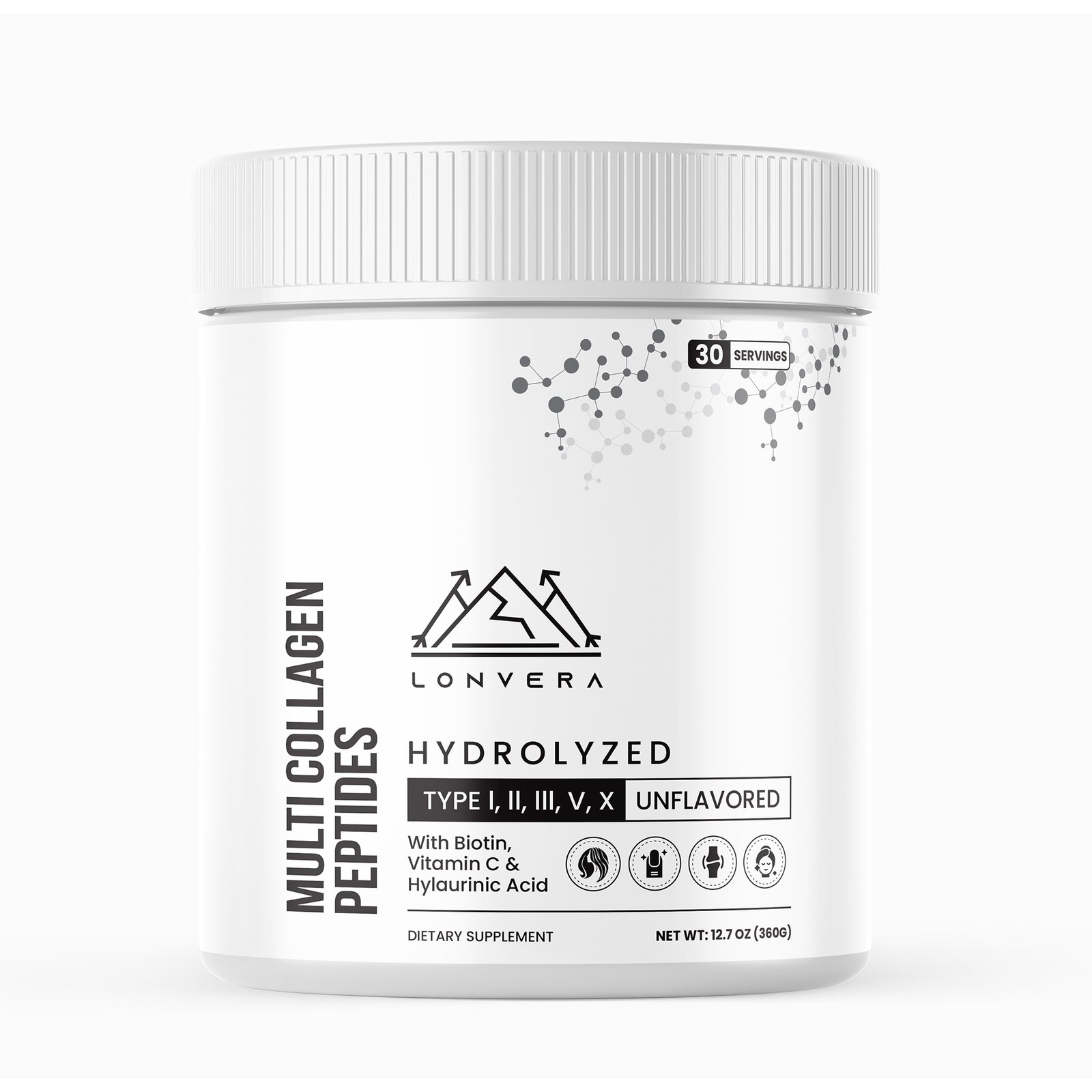 Unique and professional supplement label design