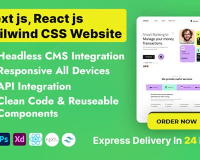 make-custom-website-using-react-js-next-js-tailwind-css-any-headless-cms