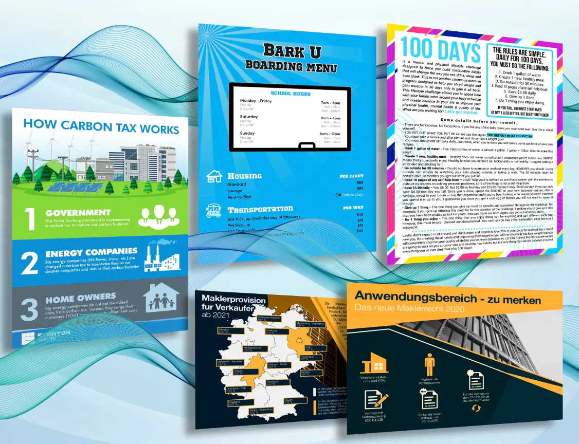 I will design a great brochure, flyer, poster, whitepaper, or a sell sheet