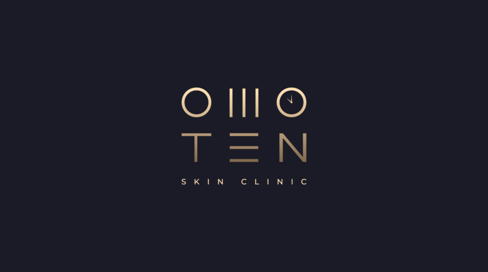 Beauty skin care logo and product label design