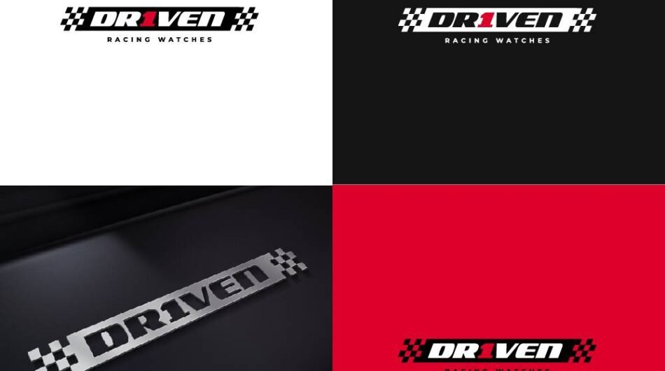 Professional car racing and motorsports logo