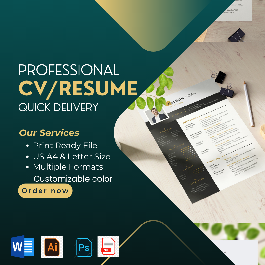 Resume and rewrite your cv as a professional CV maker