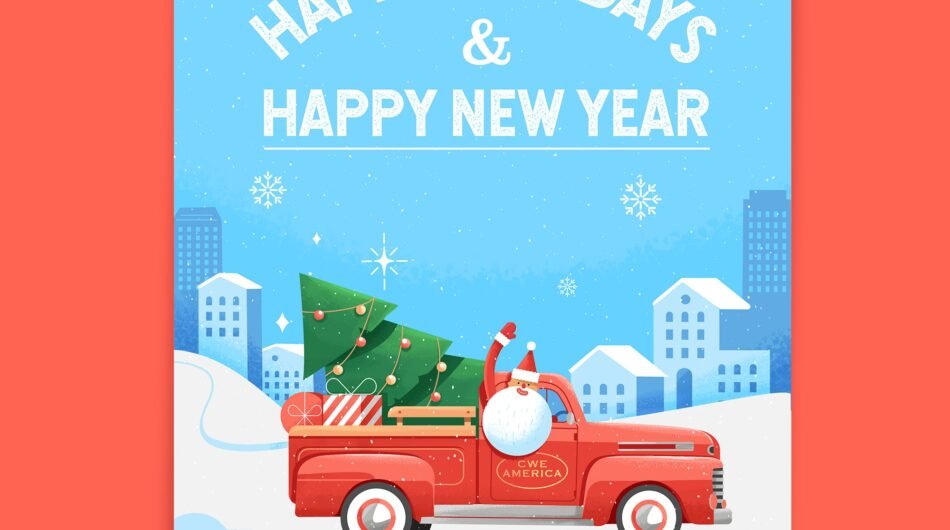 Amazing christmas, wedding, birthday invitation card design