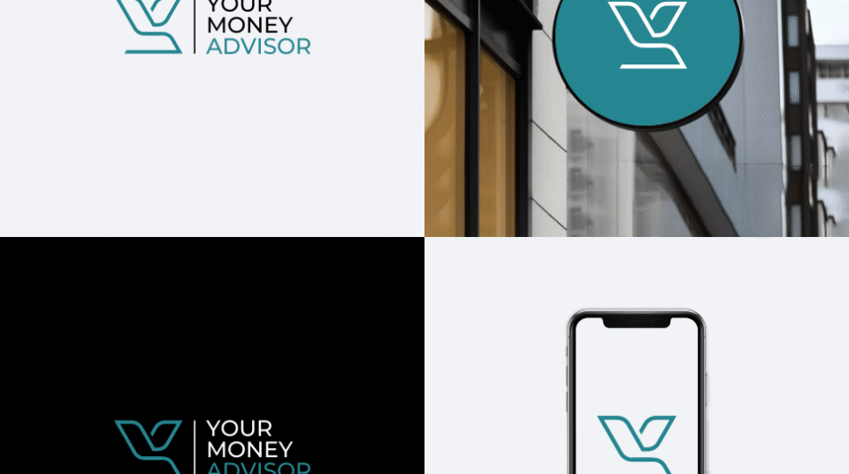 Modern finance marketing consulting business logo