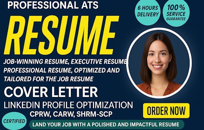I will design resume and rewrite your cv as a professional CV maker logo