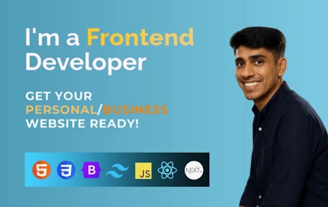 I will be frontend developer in figma to html css tailwind, react, website development