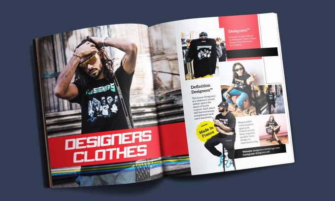 I will be your magazine designer