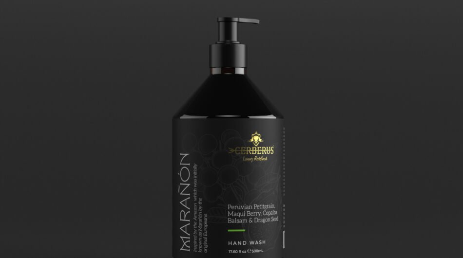 Premium and modern bottle, can, product labeling and packaging design