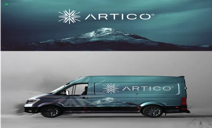 Unique trucking and moving company logo