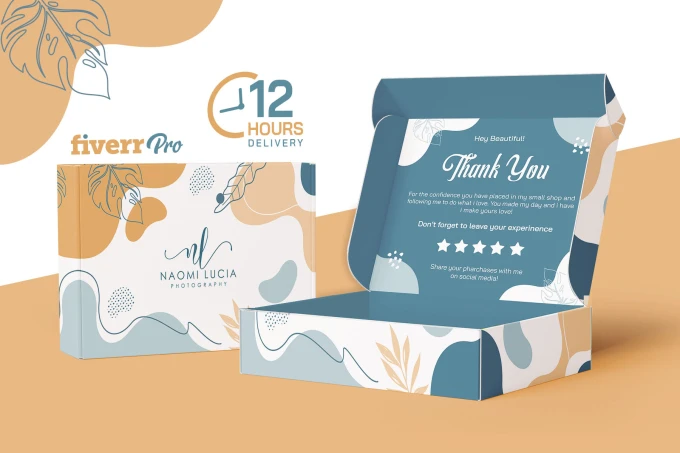 I will do subscription box and mailer box packaging design with 3d