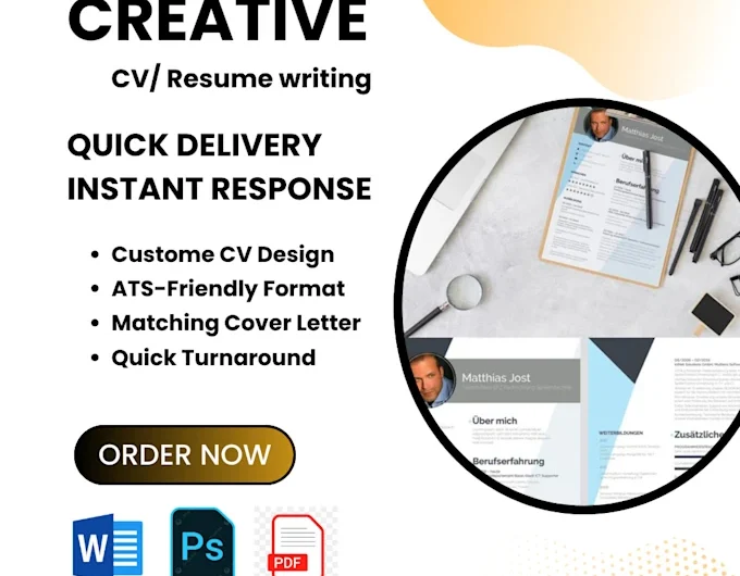 I will do art resume, CV and cover letter, executive resume writing