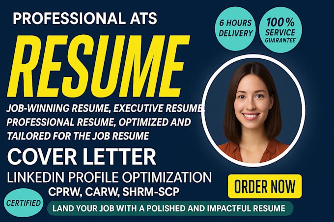 I will design resume and rewrite your cv as a professional CV maker