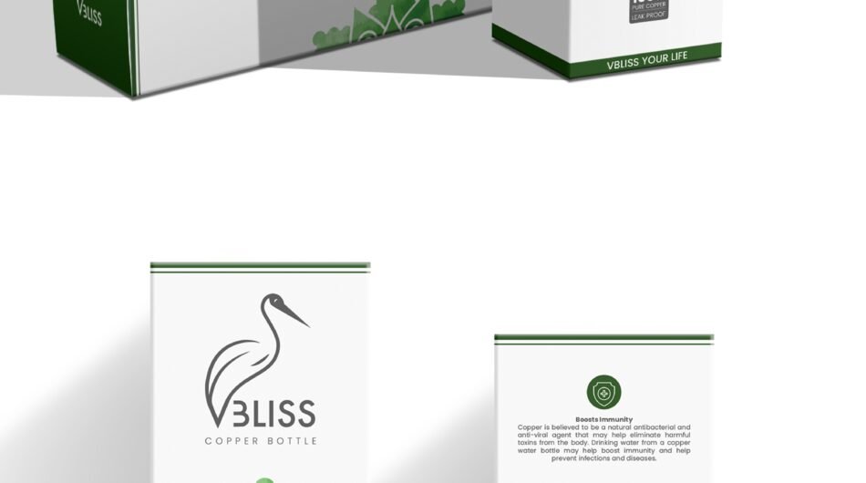 Premium product packaging and bottle label design