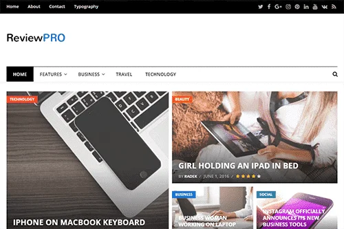 Theme Junkie ReviewPro WordPress Theme