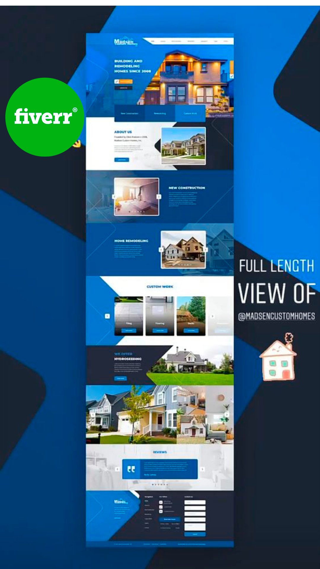 I will build wordpress website, wordpress blog, website development