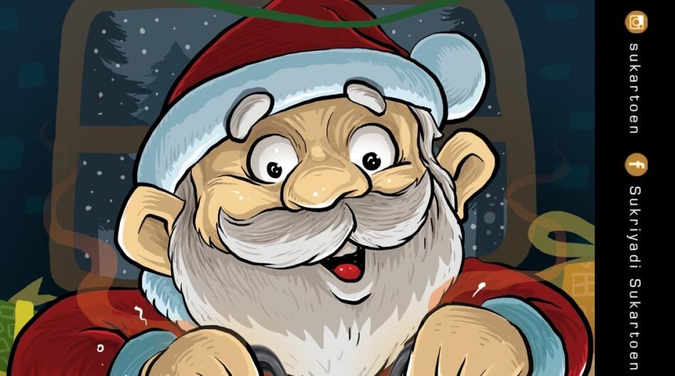 Amazing Christmas, greeting or holiday card