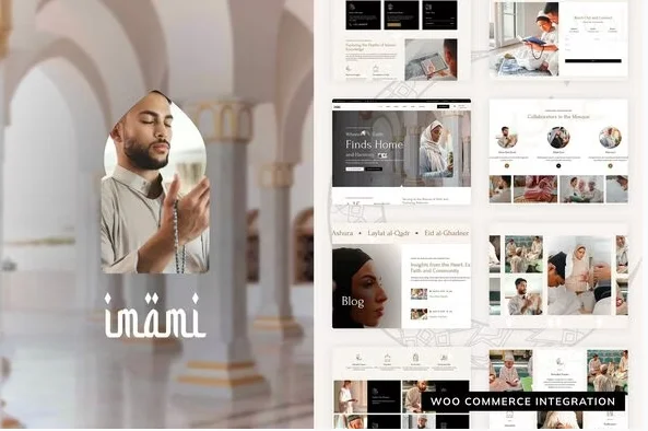 Imami – Islamic Center & Mosque Elementor Pro Template Kit