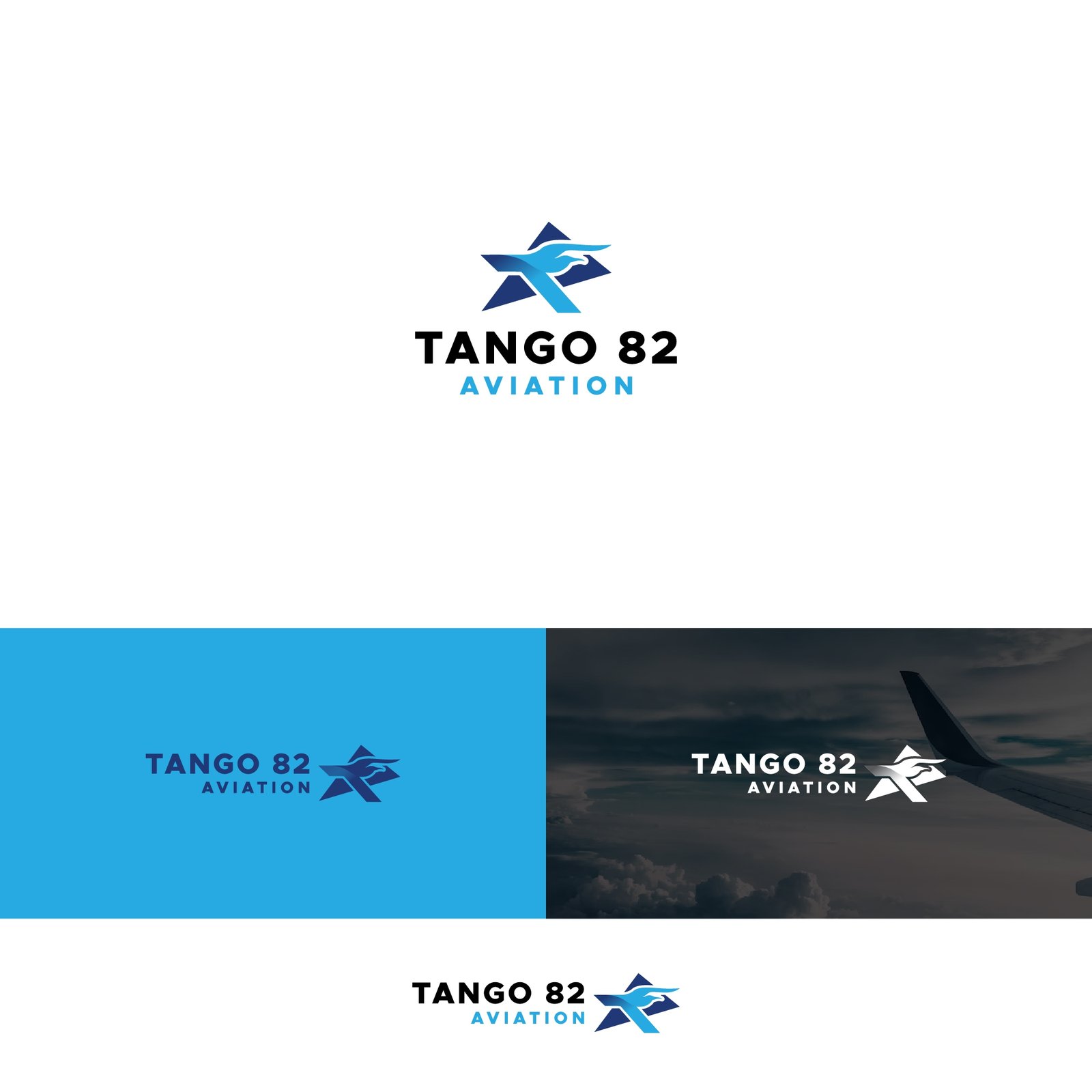 Luxury aviation logo with my creative thinking