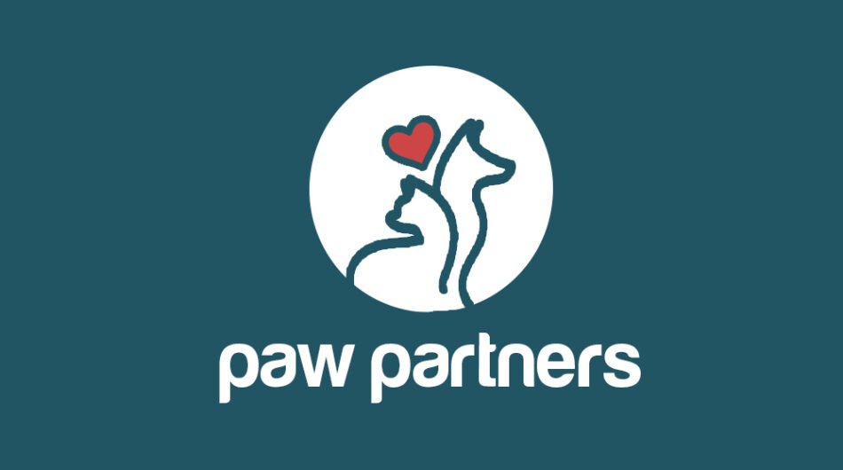 Minimalist pets, cat, dog and animal supply logo design