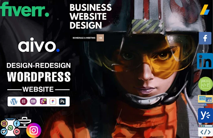 I will our agency will develop blog wordpress website design