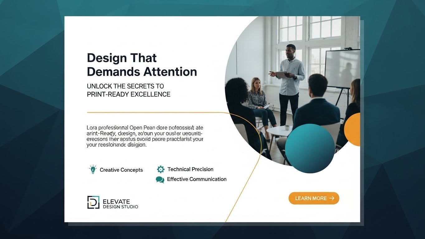 How to Create a Stylish Print Ready Flyer or Magazine Ad That Stands Out