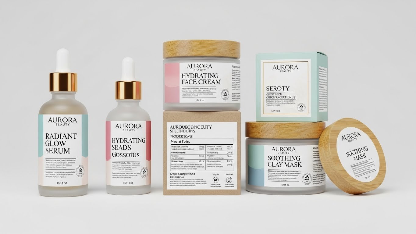 I Will Design Cosmetic & Skincare Product Labels & Packaging