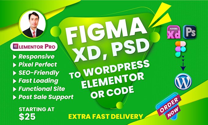 I will convert figma to html, xd to html, responsive tailwind css