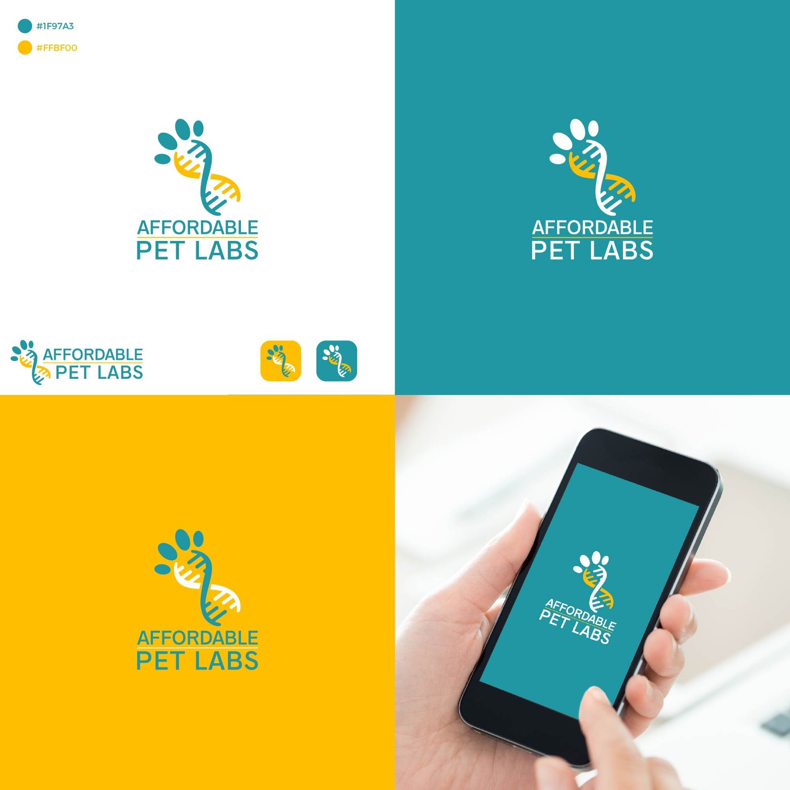 I will design professional pet and farm animal logo for you