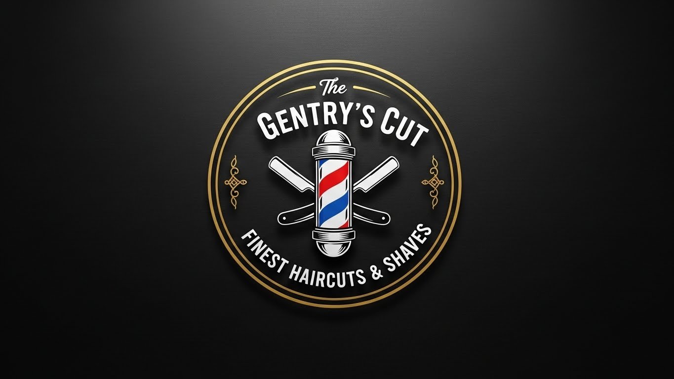 I well Outstanding Barber Shop Logo Design Professional Barber Branding