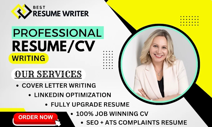 I will be resume designer and professional CV maker