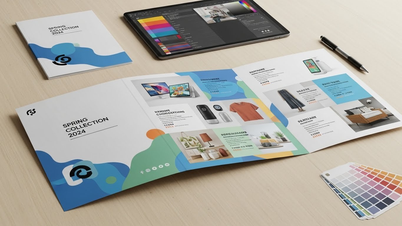 How to Create Catalog Design, Product Catalog, Flyer & Brochure