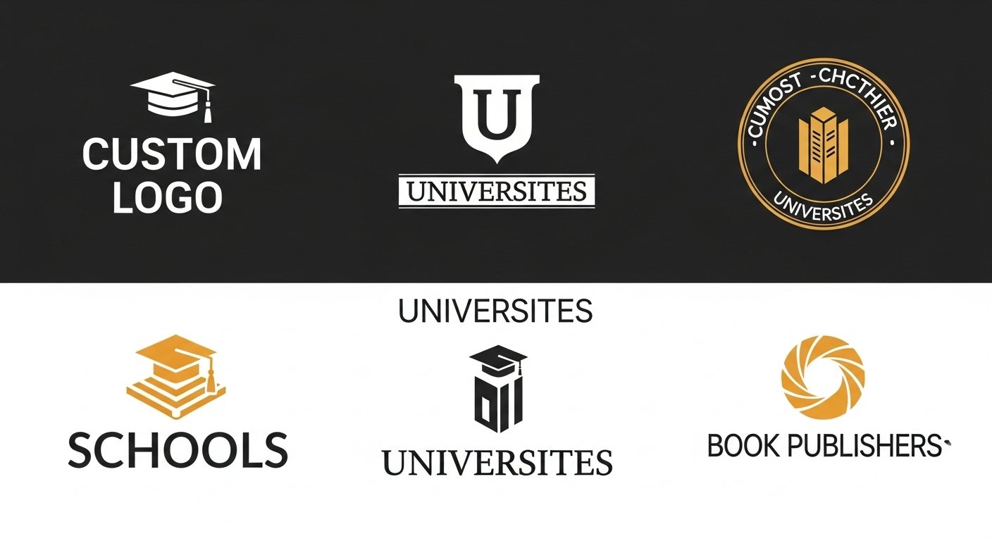 How To Create Custom Logos for Schools, Universities & Book Publishers