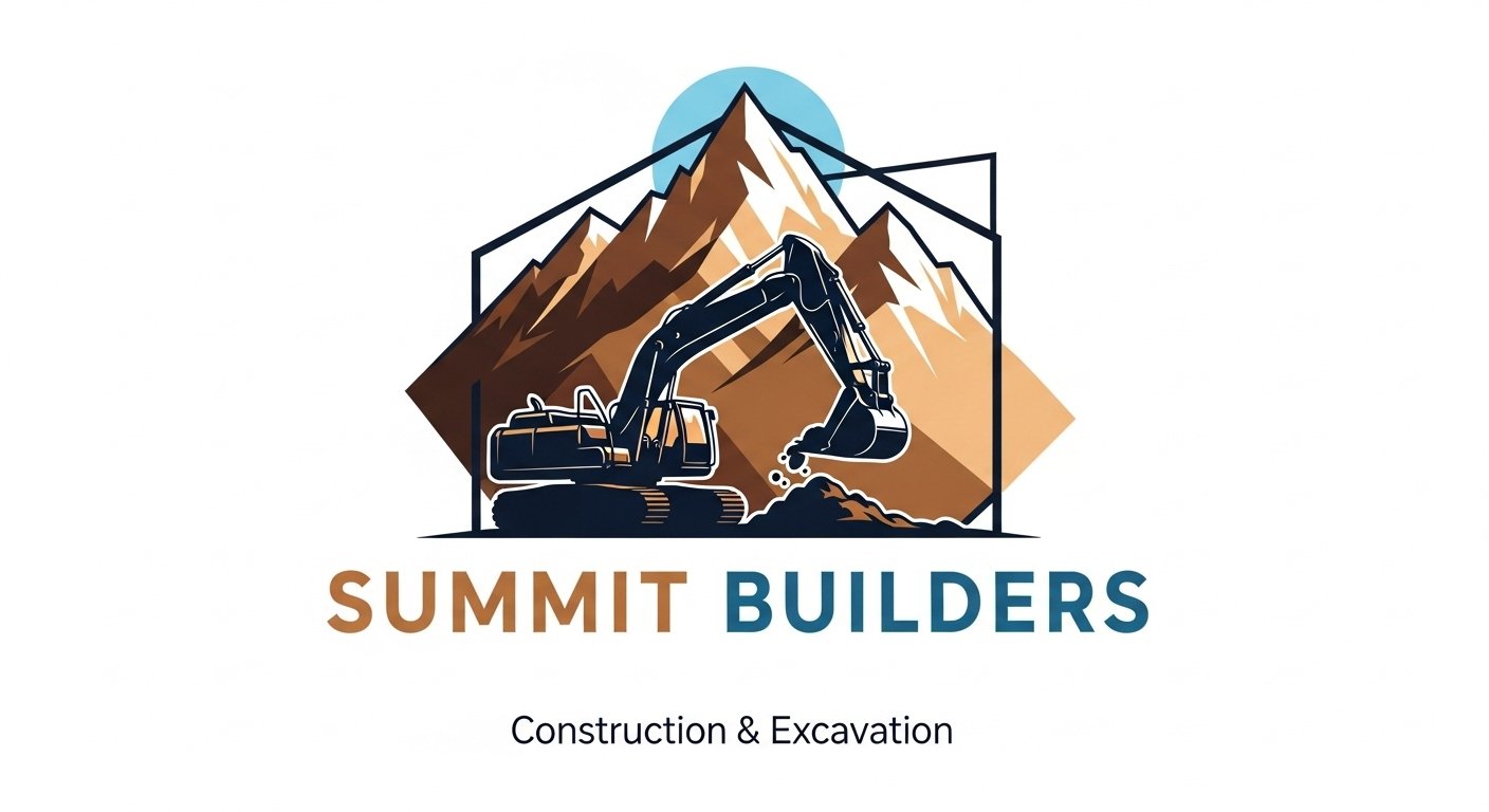 How To Create Real Estate, Construction & Excavation Logo Design 🏗️🏠