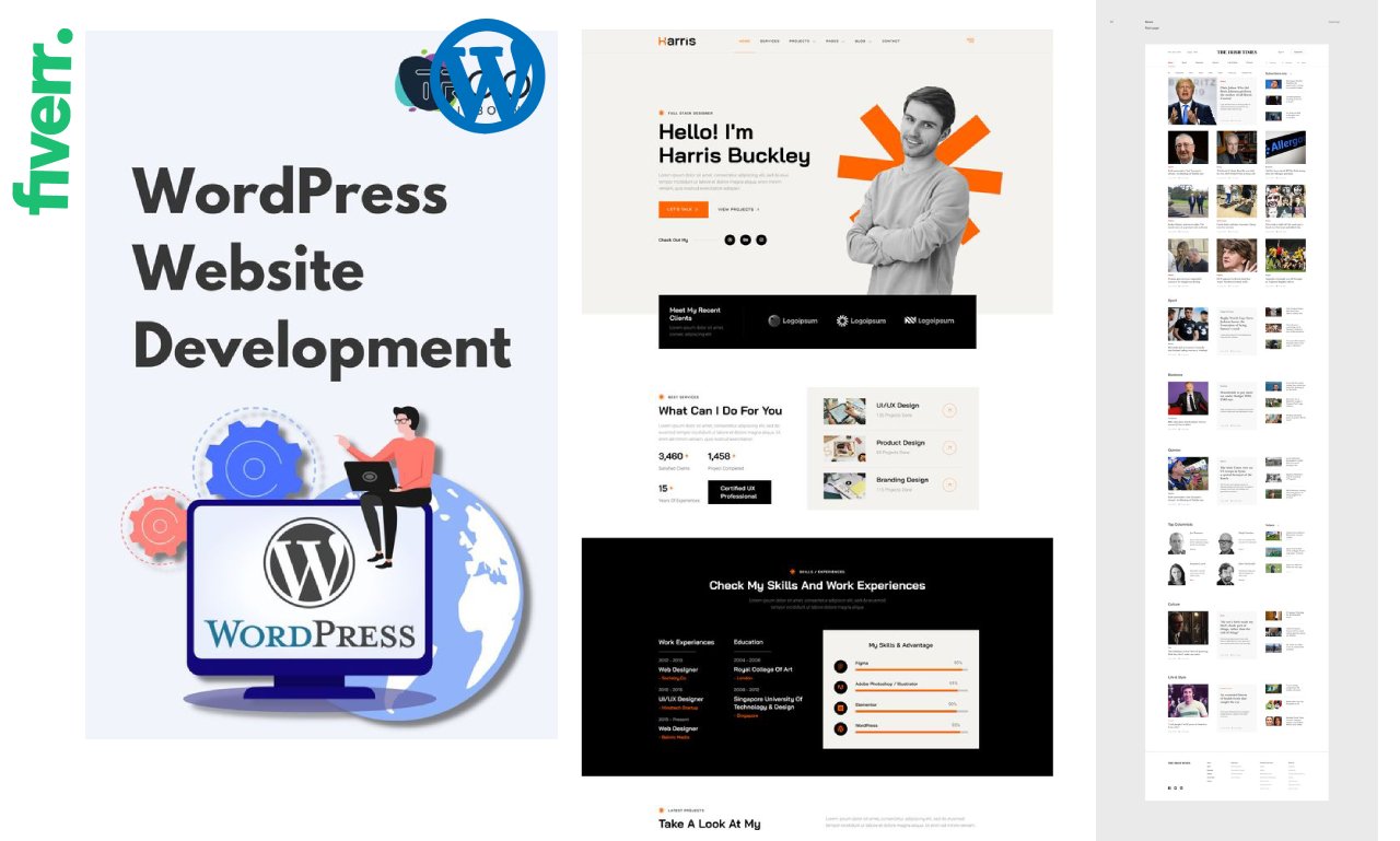 I Will Build a Responsive WordPress Website Design for Your Company 🌐🚀