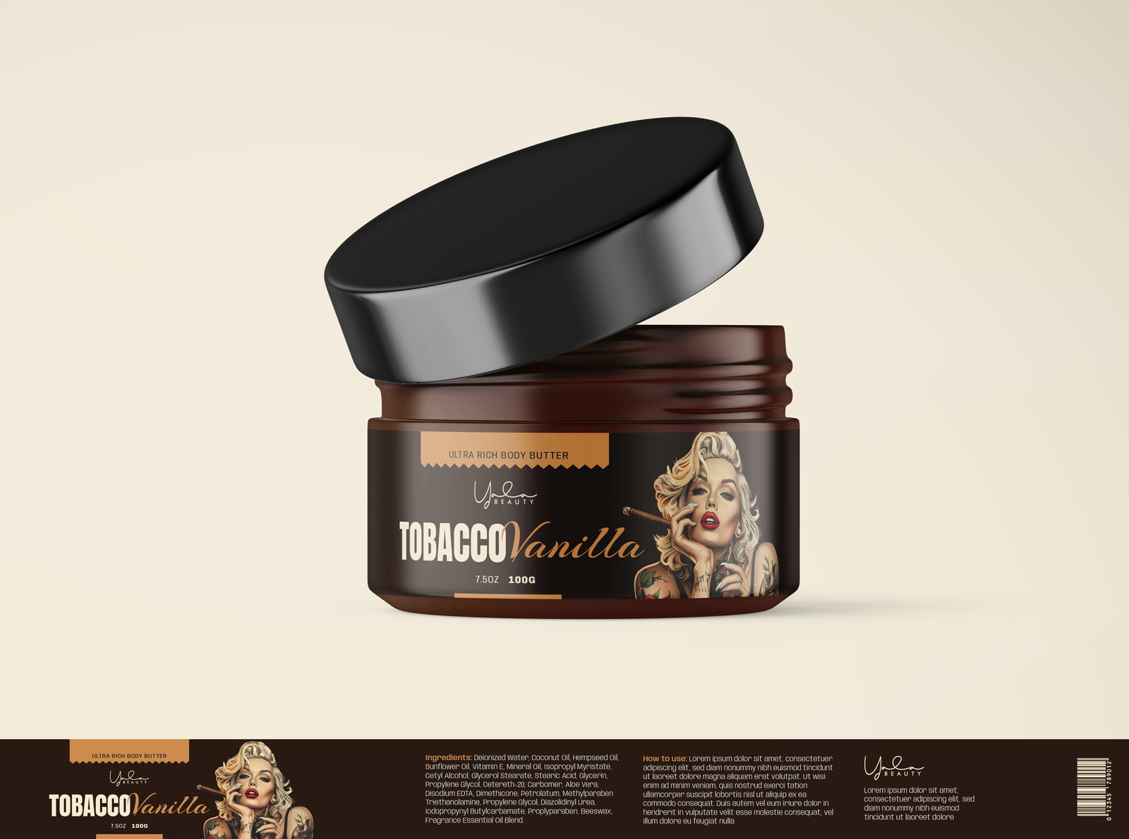 🧴 I Will Make Cosmetic & Skincare Product Label and Packaging Design