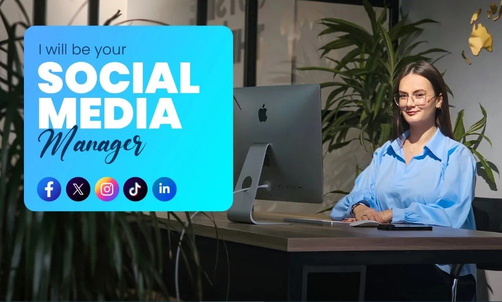 I will be your social media marketing manager and content creator