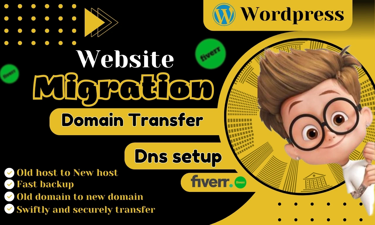 I will backup, migration, transfer bigo website wordpress in 2 hour
