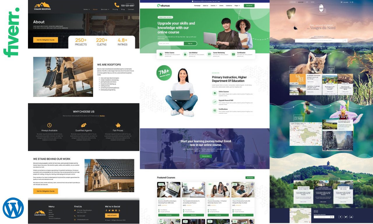 I Will Build a Responsive WordPress Website Design for Your Company